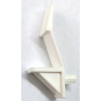 Support de Tablette Plastique Blanc Clip 5 mm (1000)